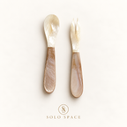 Liora Hand-Inlaid Mother-of-Pearl Dessert Spoon