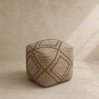 Tribal Diamond Pouf