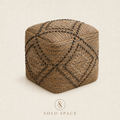 Tribal Diamond Pouf