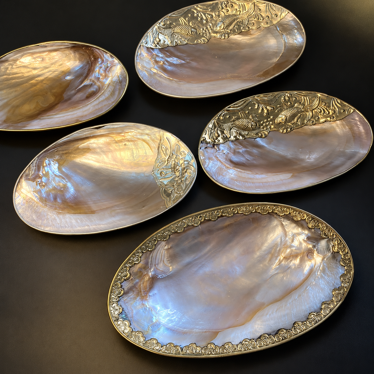 Maris Gilded Mother-of-Pearl Dish