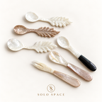 Liora Hand-Inlaid Mother-of-Pearl Dessert Spoon