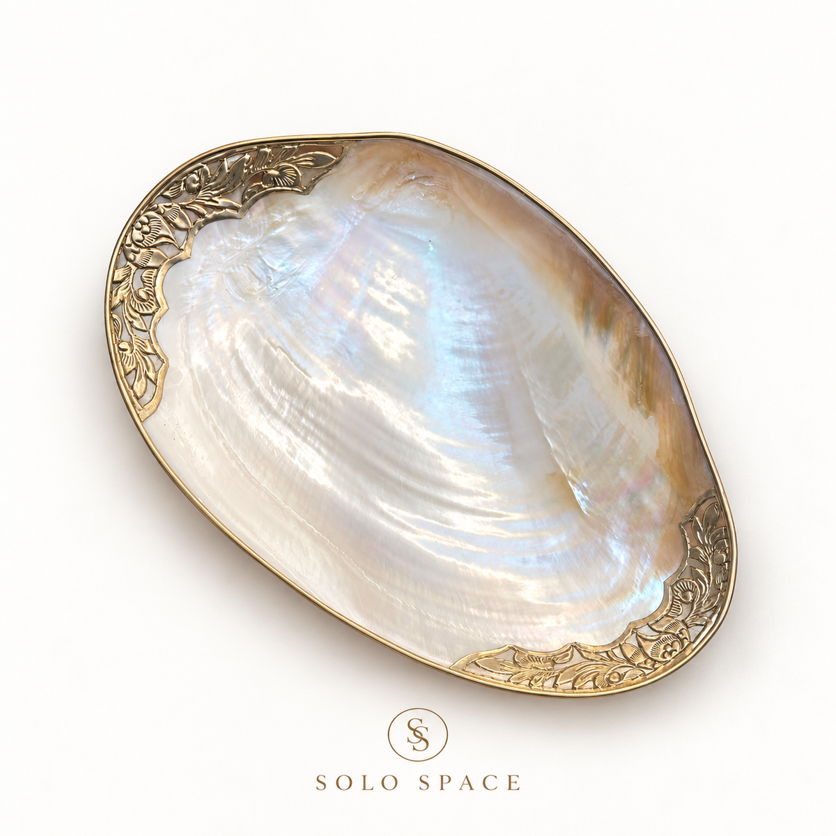 Maris Gilded Mother-of-Pearl Dish