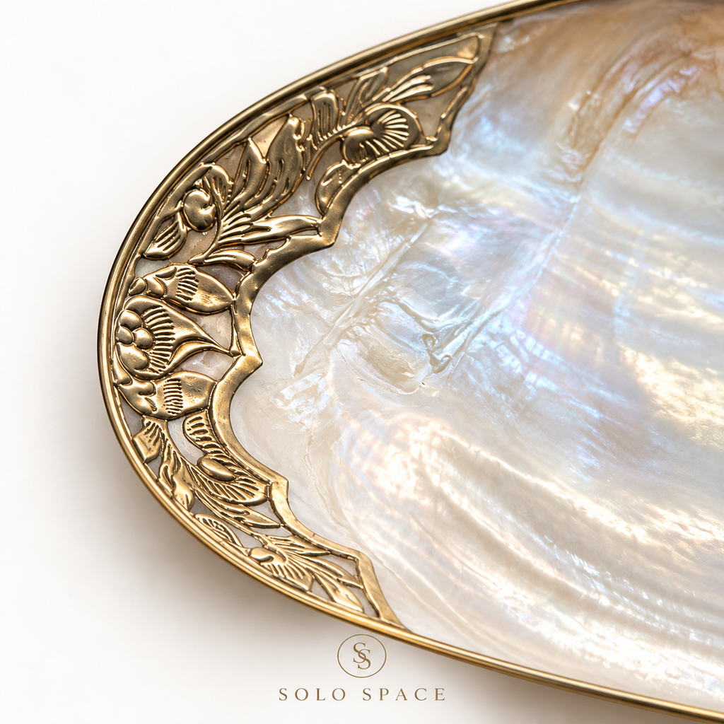 Maris Gilded Mother-of-Pearl Dish