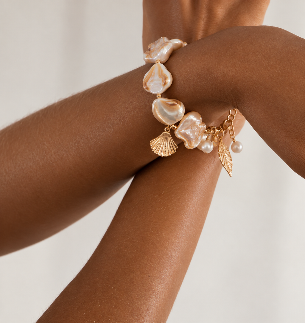 Liora Mother-of-Pearl Charm Bracelet