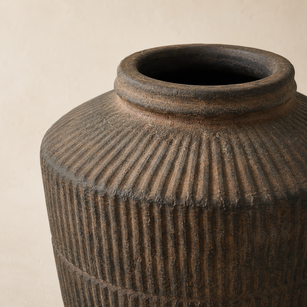 Ribbed Heritage Vase